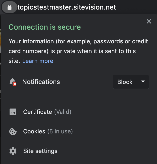 Blockera notifikationer