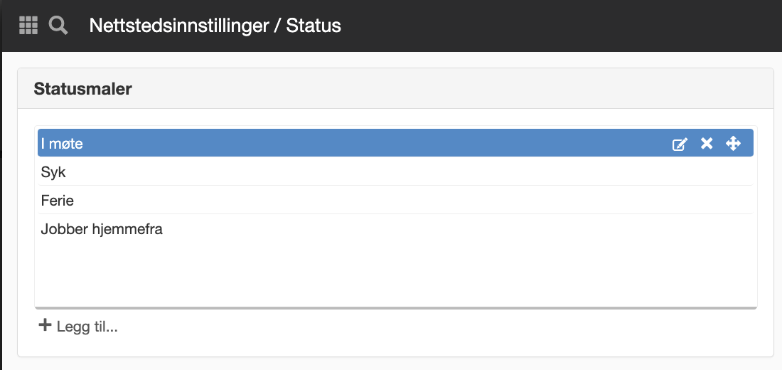 Status maler