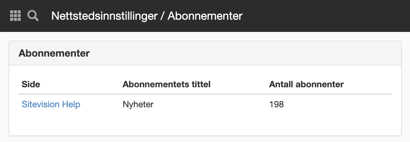 Översikt