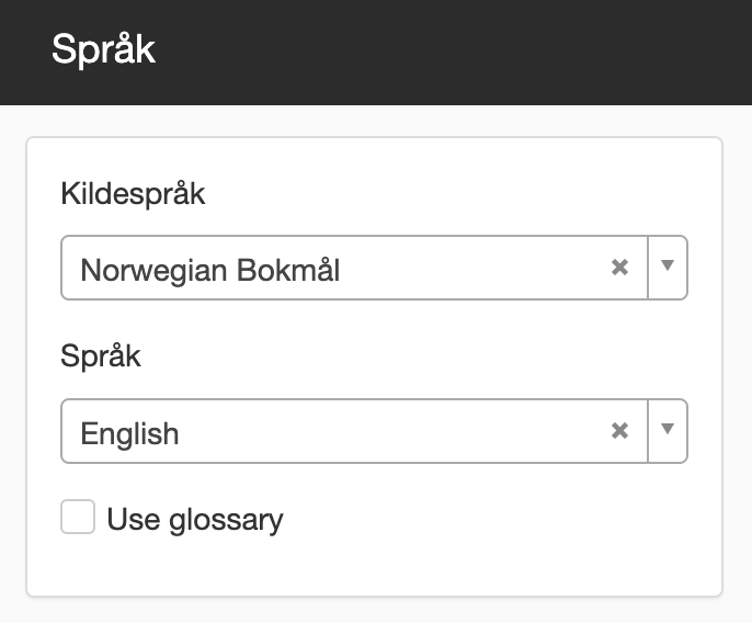 Språk