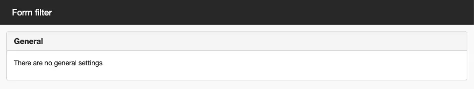 Formulärfilter