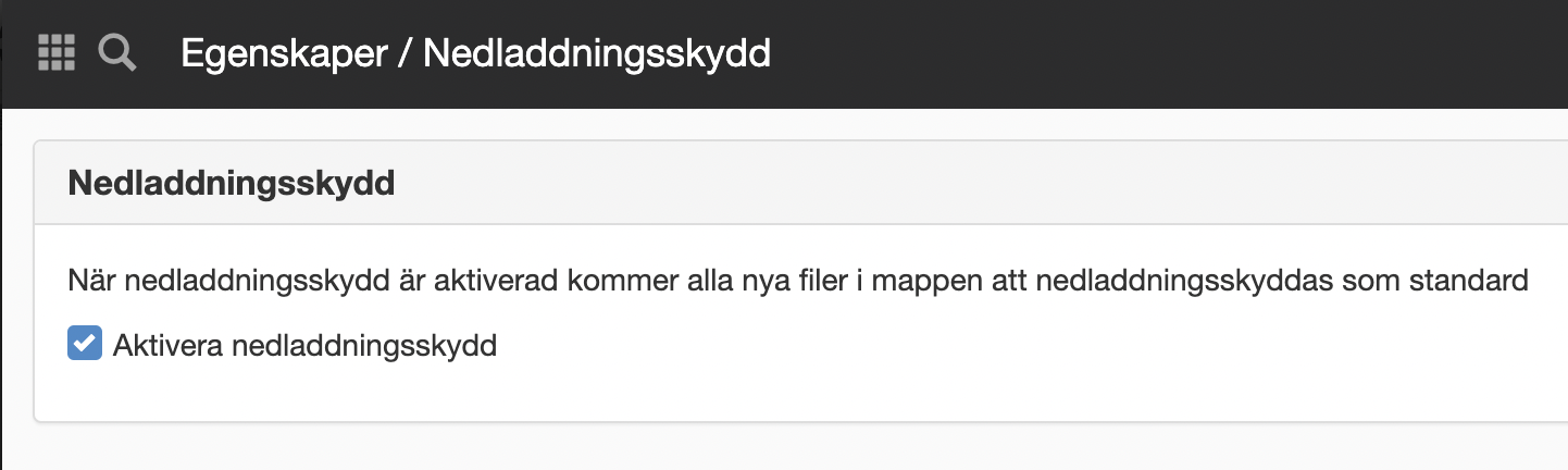 Nedladdningsskydd