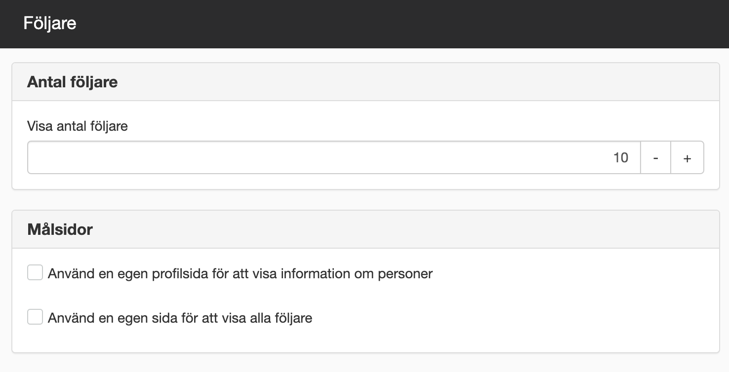 Allmänt, kontakter