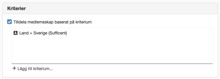 kriterium i virtuell grupp