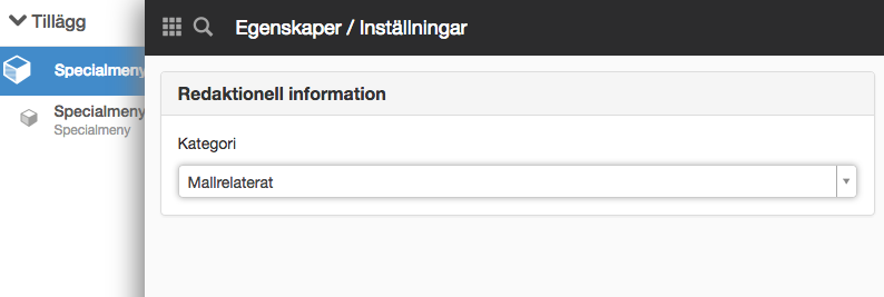Egenskaper på en modul