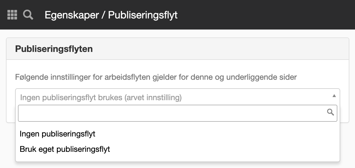Publiseringsflyt