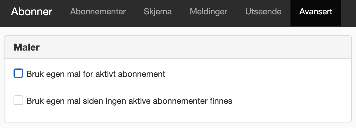 Fanen Avansert