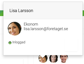 Mer information om kontakten