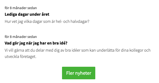 Exempel knappmodulen