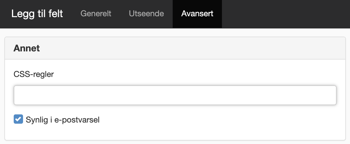 Fanen Avansert