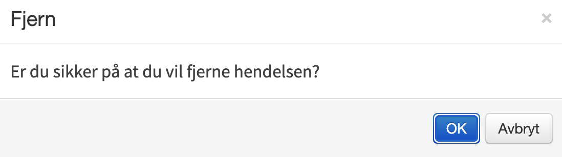 Bekrefte sletting