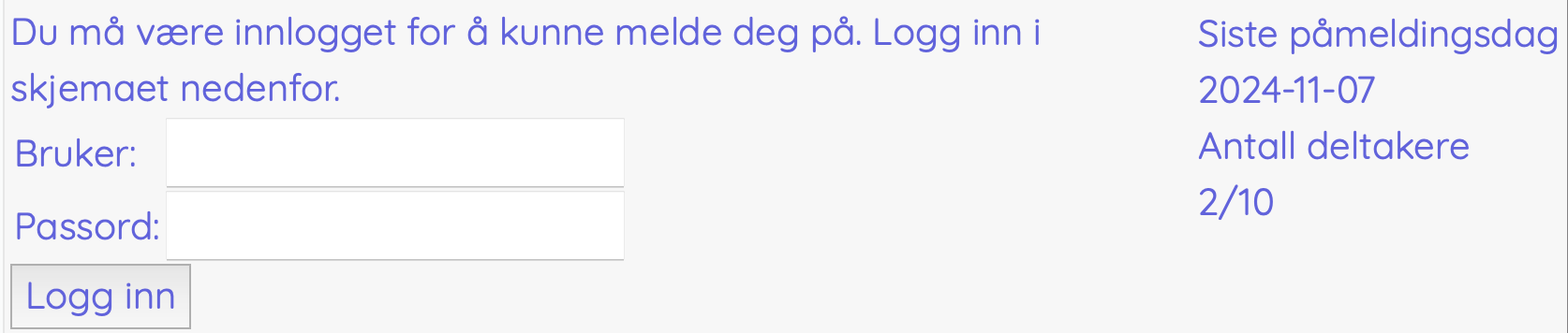 Skärmdump på adm av webbanmälan