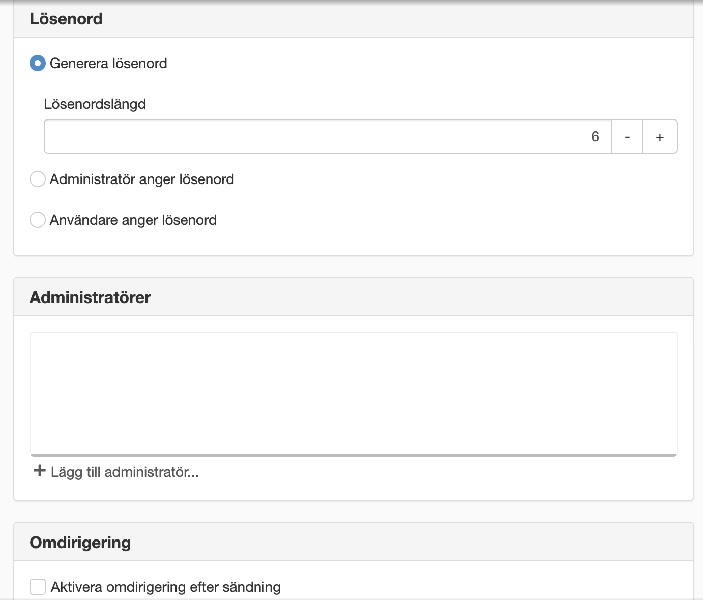 Användareregistrering- allmänt, del 2