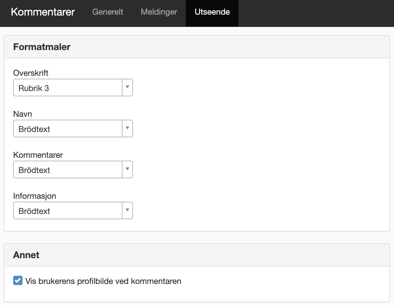 Fanen Utseende
