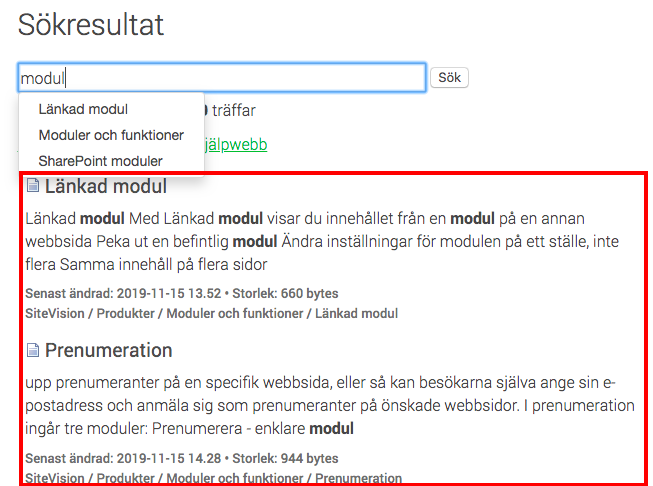 Direktsökning