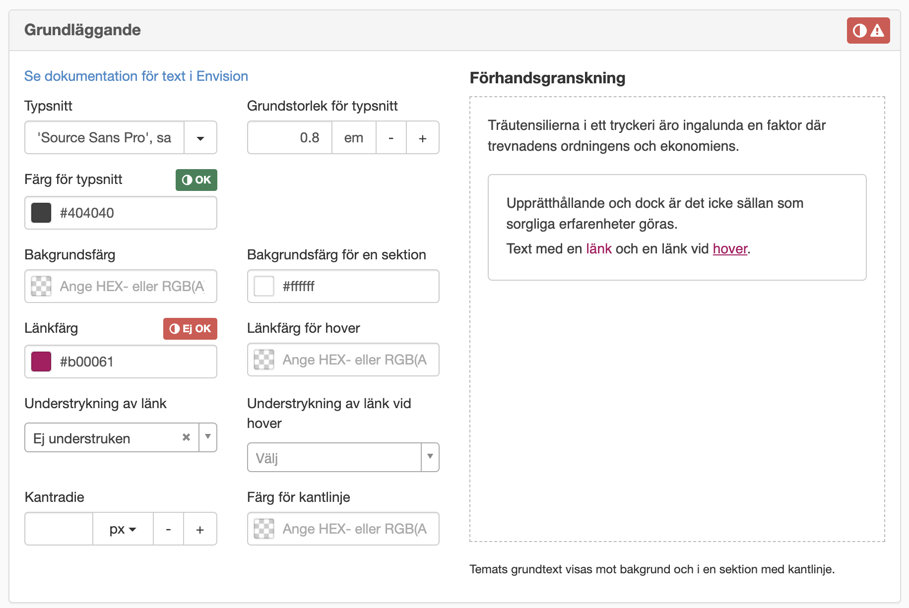 Mer info kring varningen