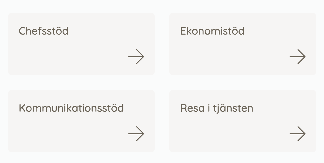 Exempel på puffmeny ingen beskrivning