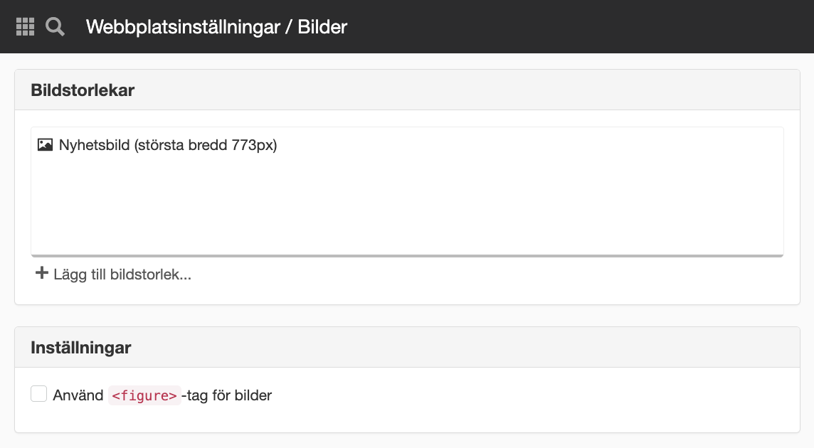 Bildstorlekar
