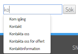 sökordsförslag