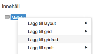 Lägg till grid