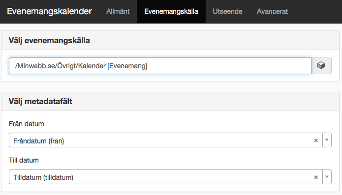 Evenemangskälla