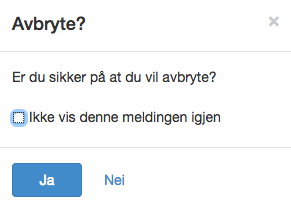 Avbryte