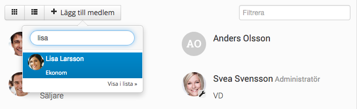 Lägg till medlem