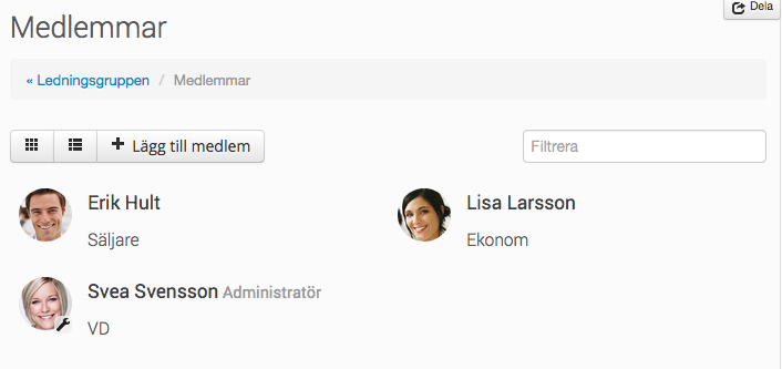 Lägg till medlem -medlemmar