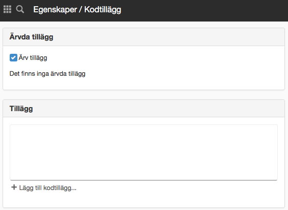 kodtillägg