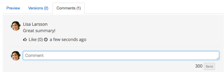 Comments