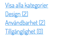 Exempel på bloggkategori