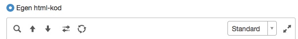 Egen HTML-kod