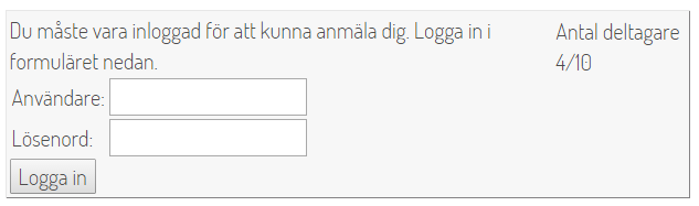 Skärmdump på adm av webbanmälan