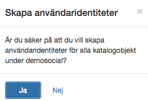 Skapa fler social identiteter