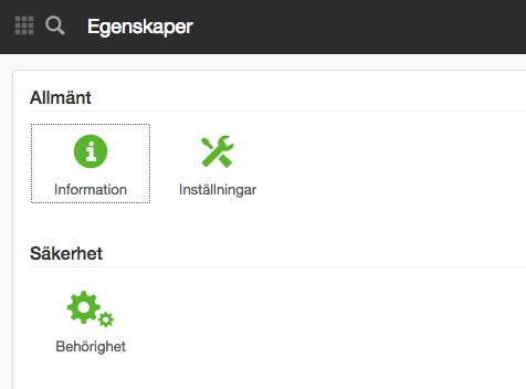Egenskaper