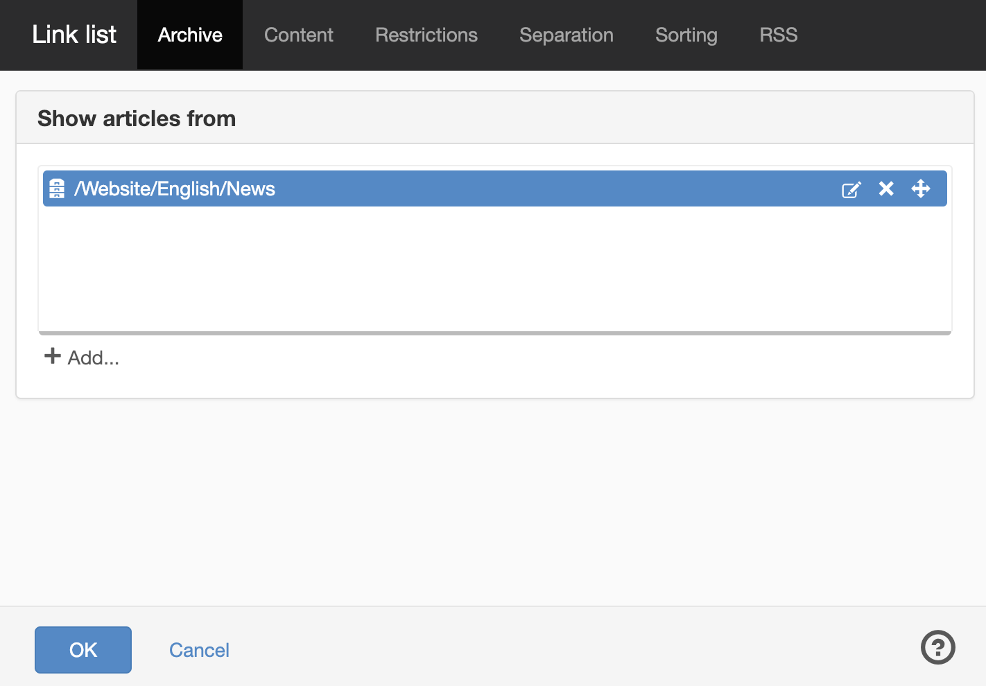 Link list - Archive