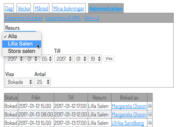 Visa resursen stora salen