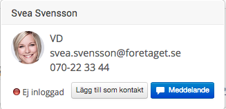 INfo om följare