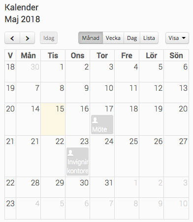 Gruppkalender
