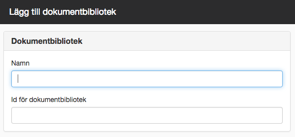 Dokumentbibliotek