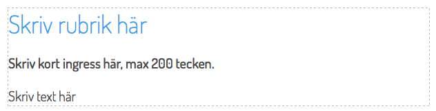 visa texter