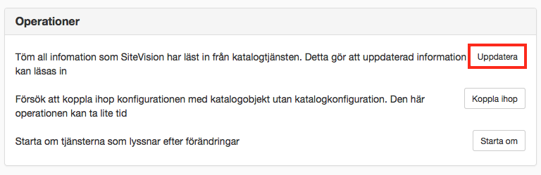 Uppdatera