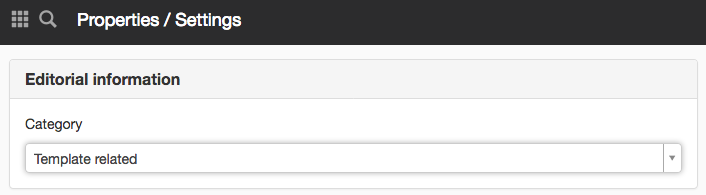 Settings add-ons