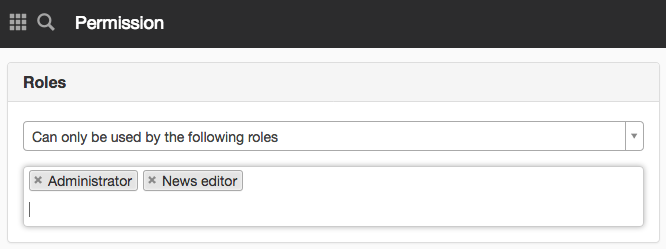 Permissions add-ons