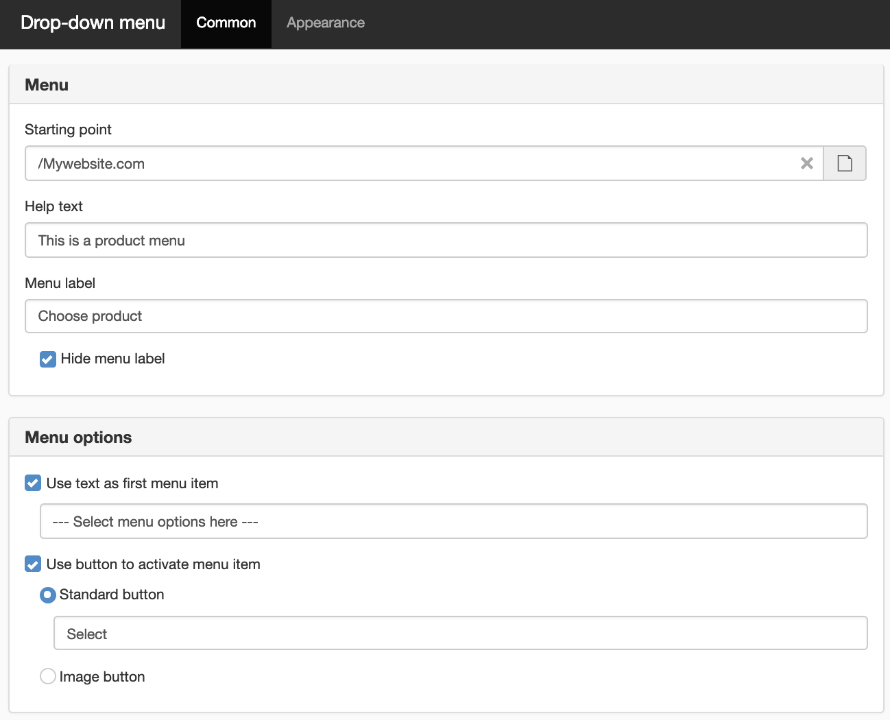 dropdown-menu