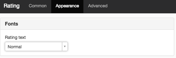 Appearance