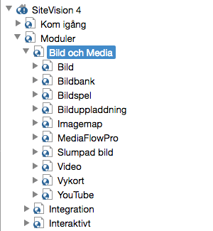 Skärmdump på navigatorvy