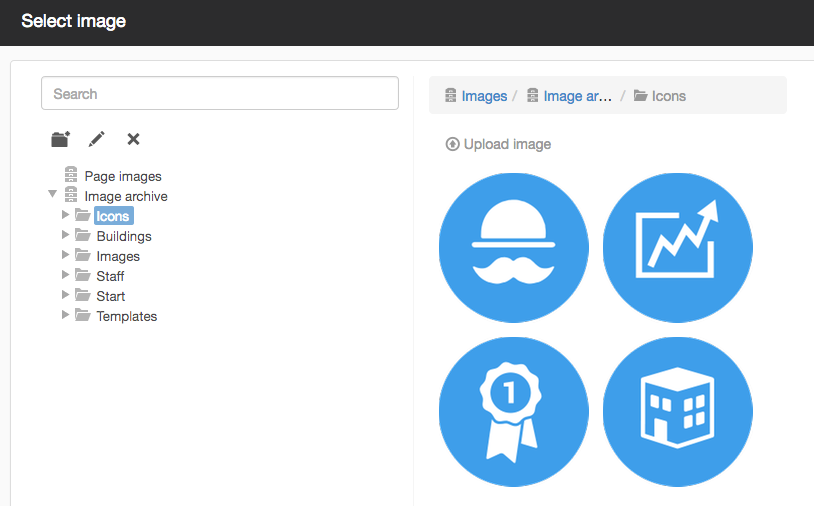 Select image