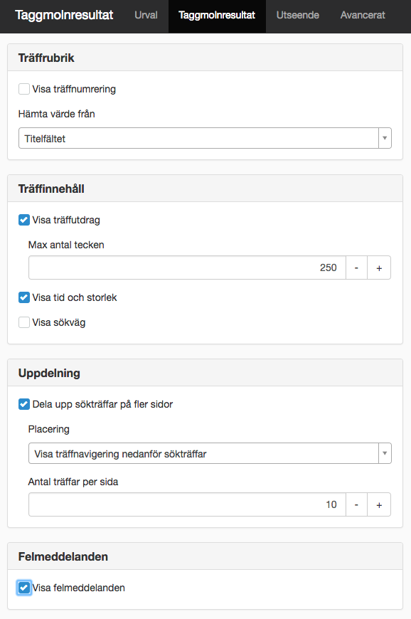 Taggmolnresultat