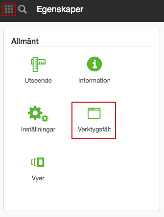 Verktygsfält